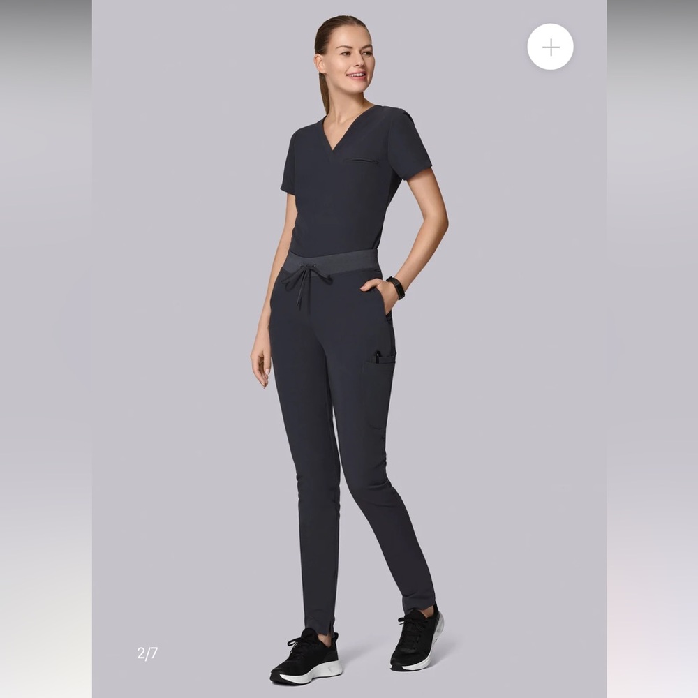 Pewter Mandala Scrubs Set